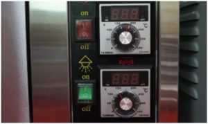 Electric 1 Deck 3 Tray Oven Control Panel